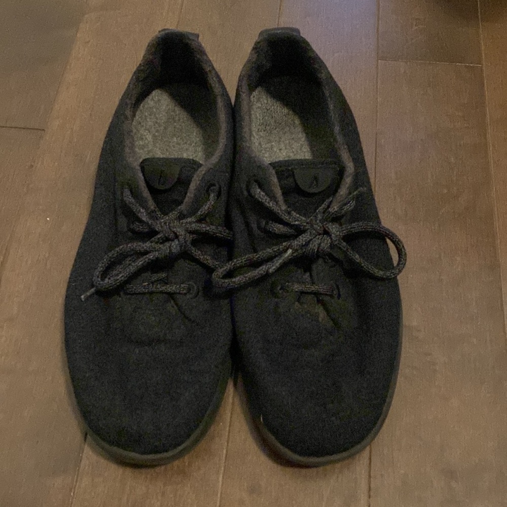 Allbirds Mens Black Wool Runners